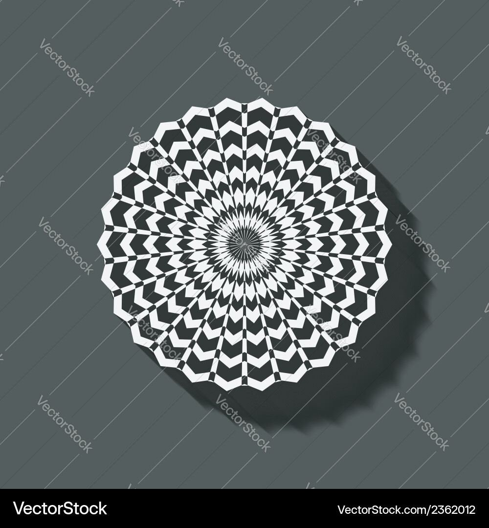 Spirograph Circle Pattern vector image