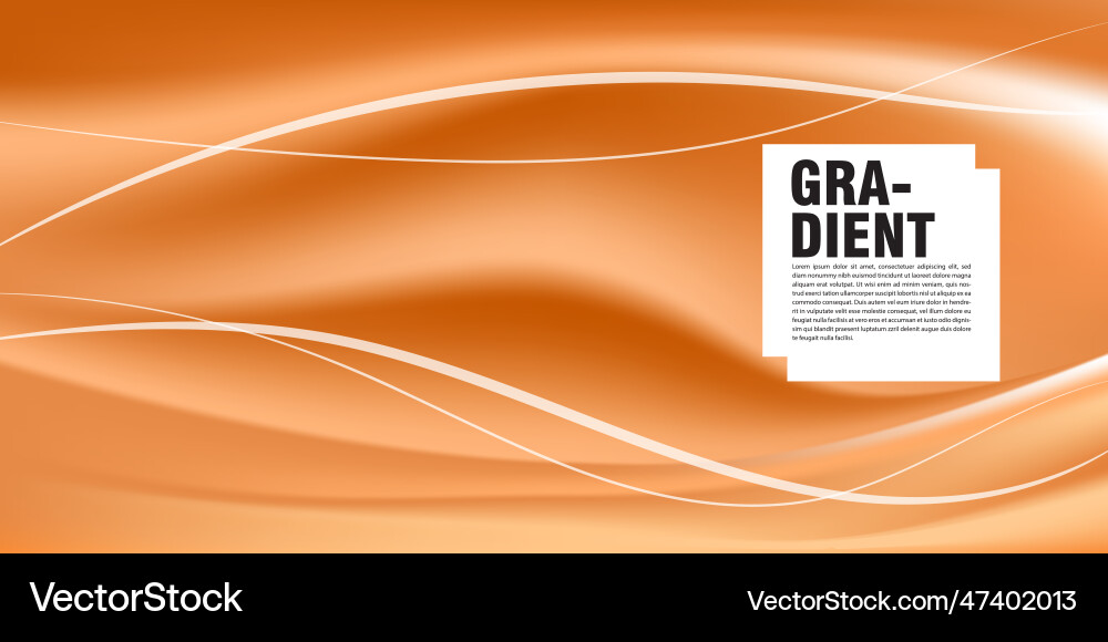 Abstract background smooth orange gradient mesh Abstract background smooth orange gradient mesh vector image