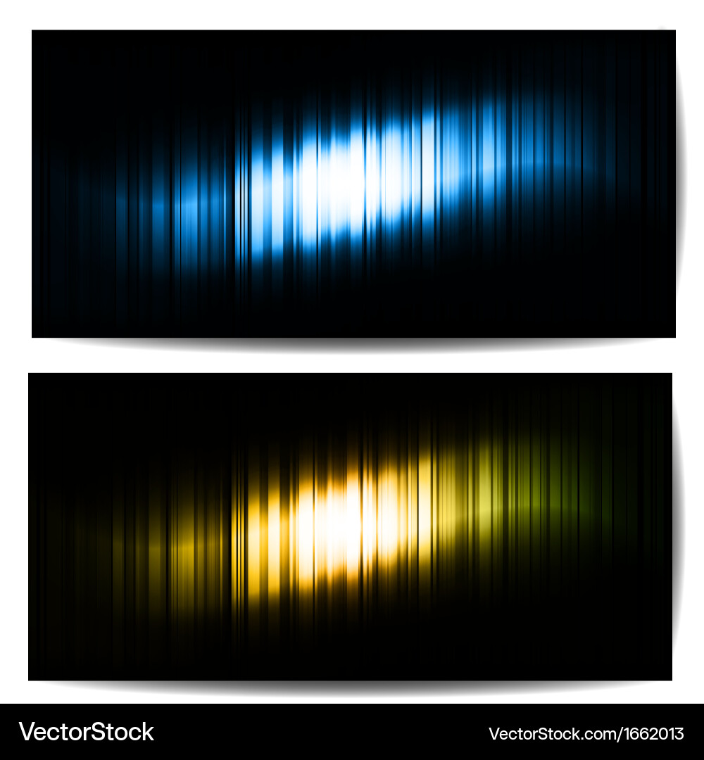 Abstract colored wave on background vector image