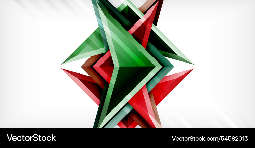 Arrows with 3d effect abstract background vector image