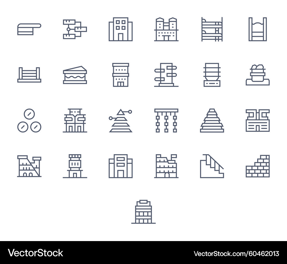 Multi-Level Icon Set - Hierarchy & Systems – Royalty-Free Vector ...