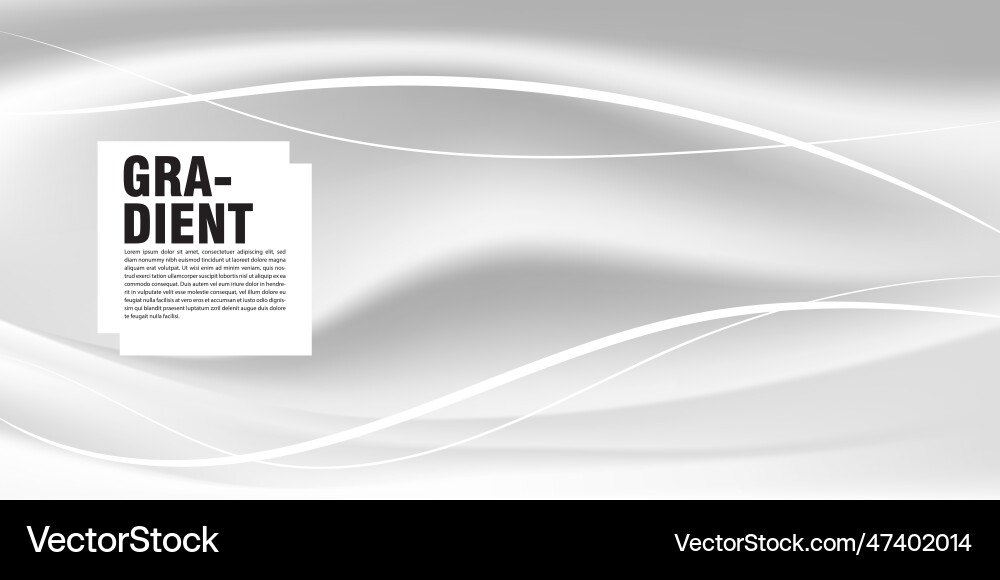 Abstract background smooth white gradient mesh vector image