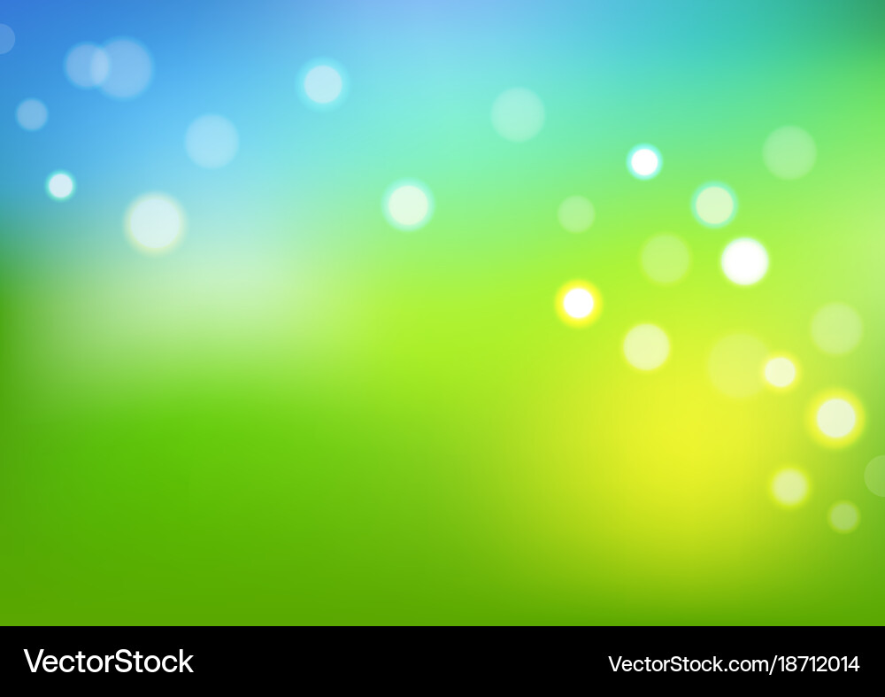 Abstract background with bokeh vector image