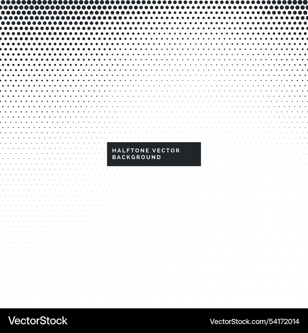 Clean background with halftone dots vector image