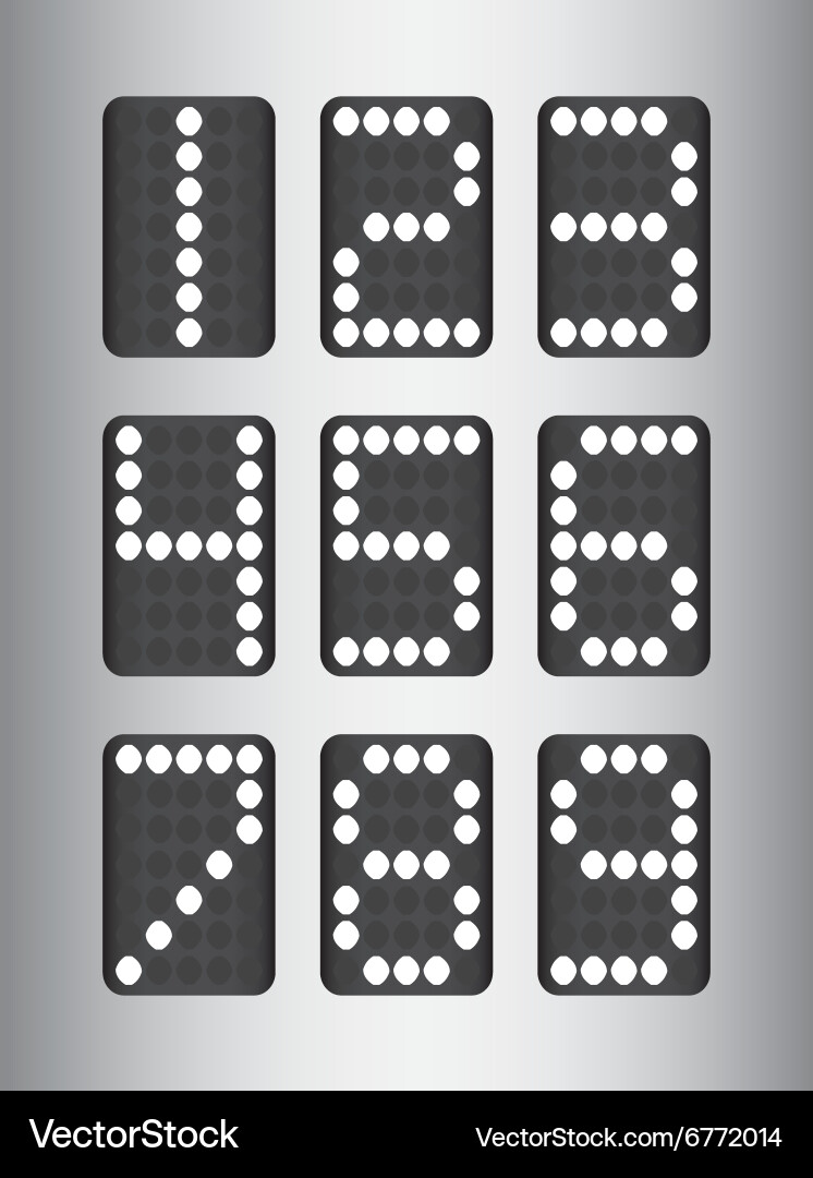 Codes and digits vector image