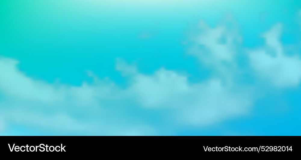 Modern colorful gradient background with clouds Modern colorful gradient background with clouds vector image