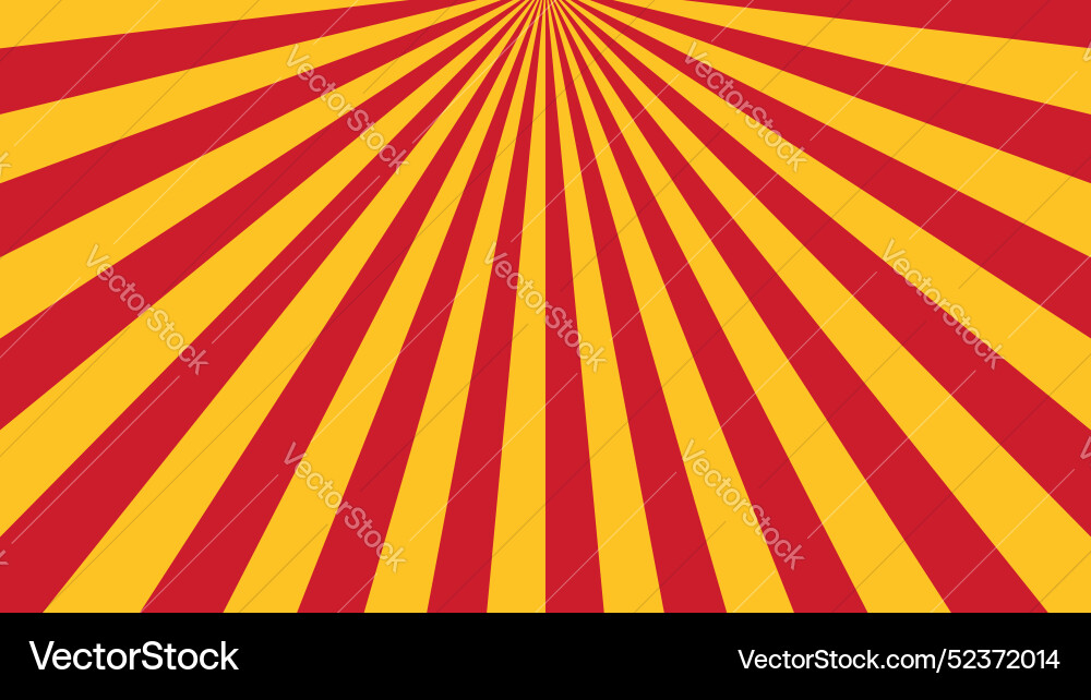 Sunbrust abstract background design rays vector image