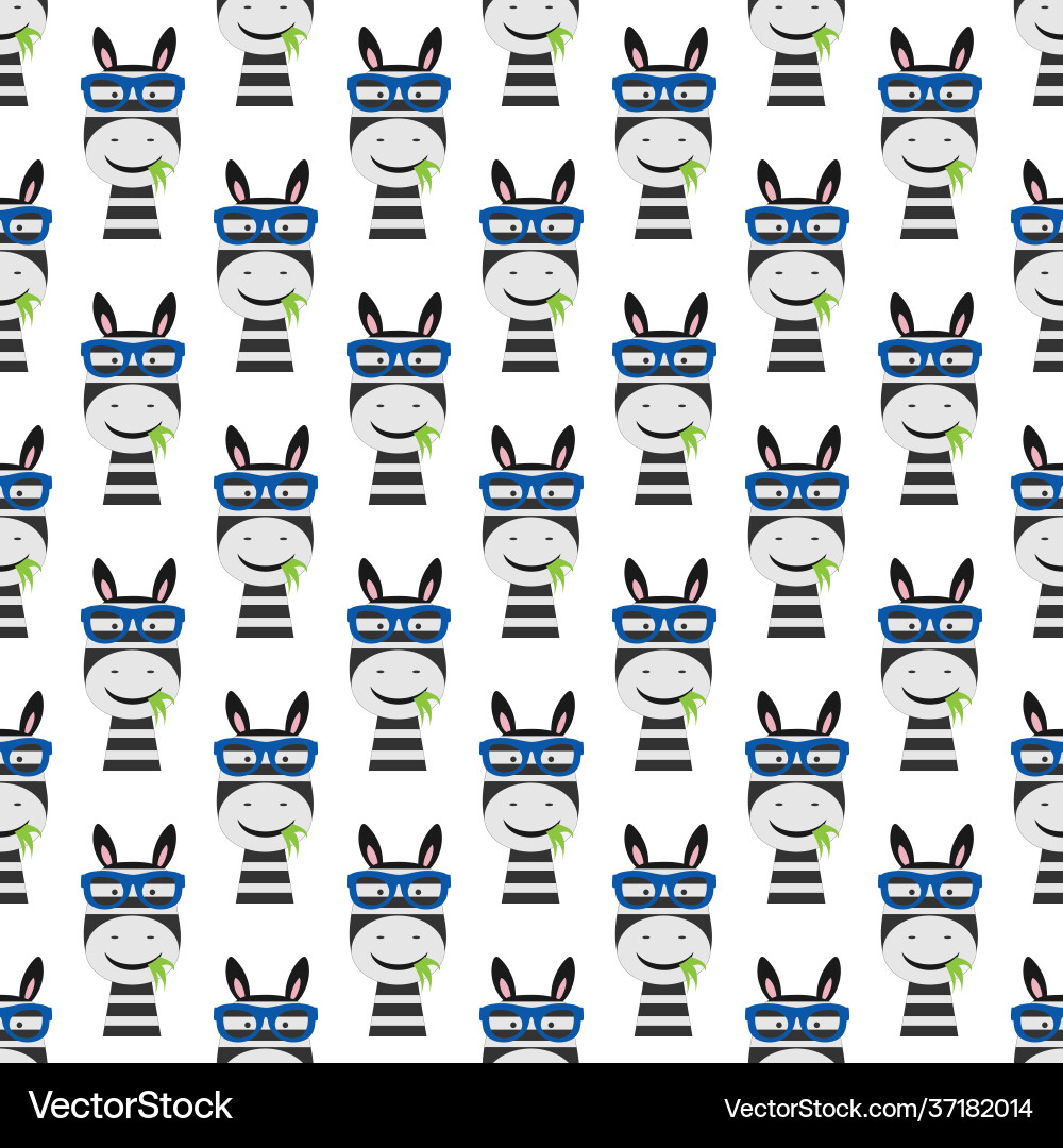 Zebra seamless pattern for simple backgrounds Zebra seamless pattern for simple backgrounds vector image