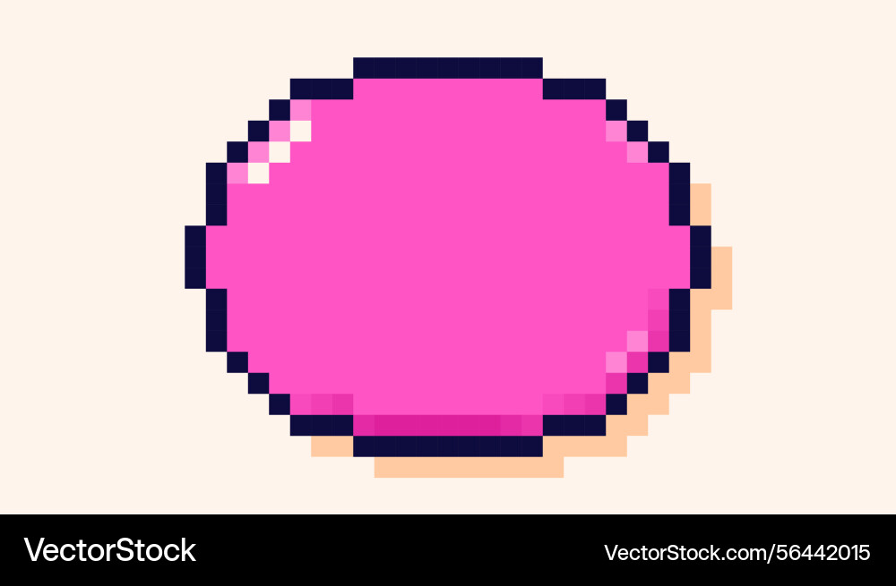 8 bit simple art Vector Image