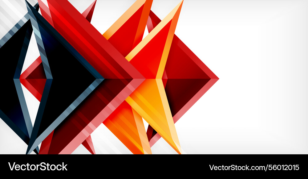Abstract background color triangles and arrows Abstract background color triangles and arrows vector image