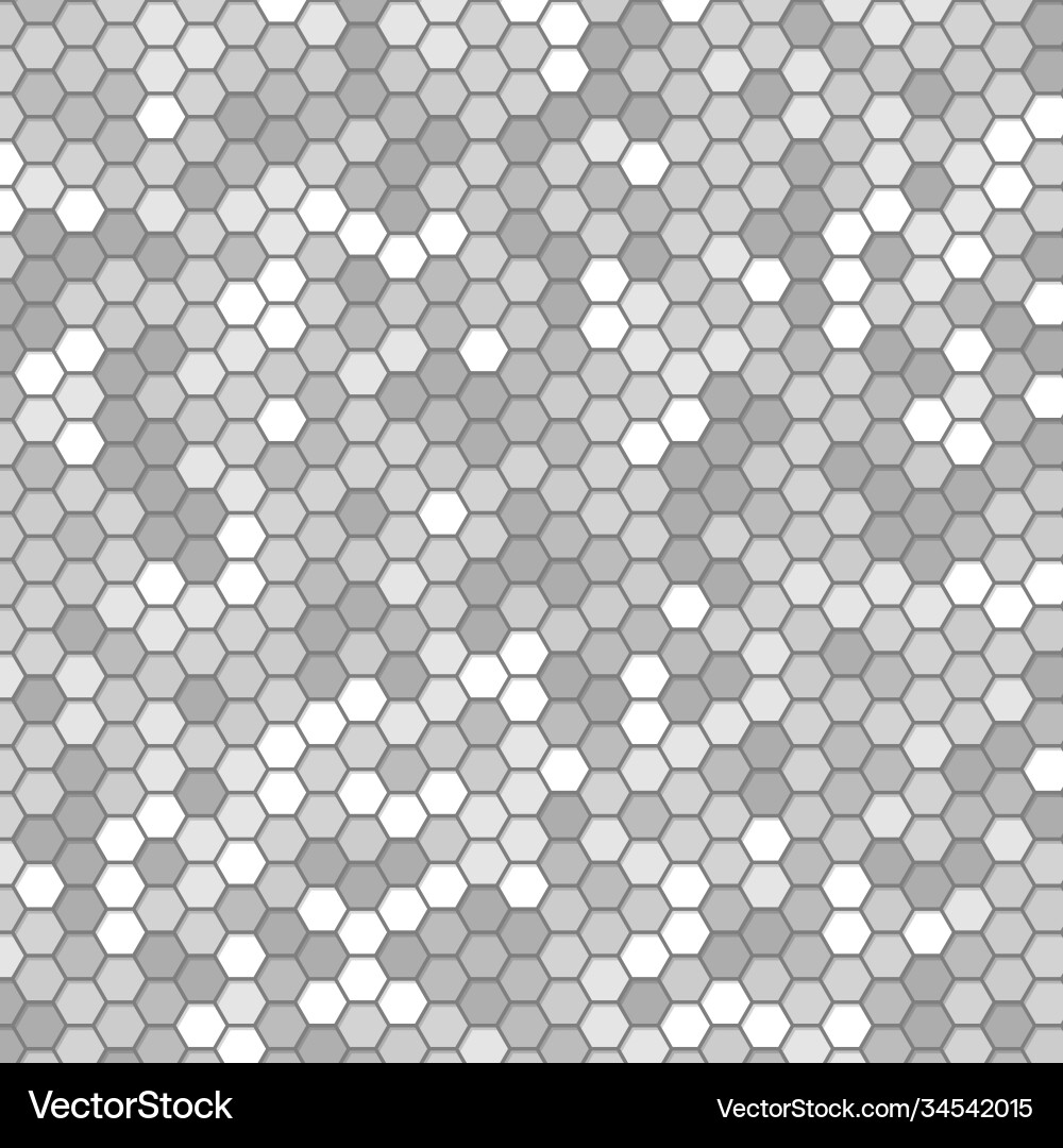 Abstract background with many small hexagons Vector Image