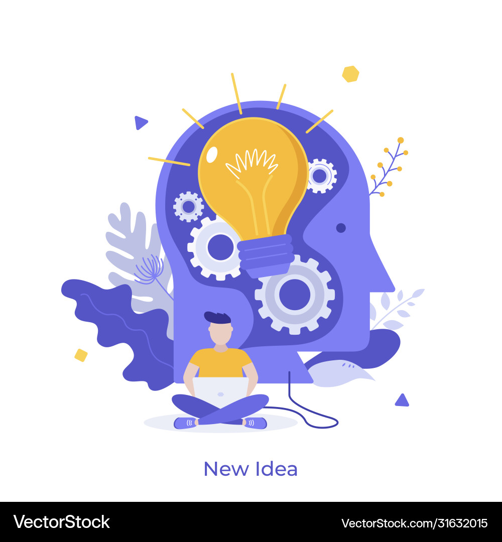 Abstract character concept Abstract character concept vector image