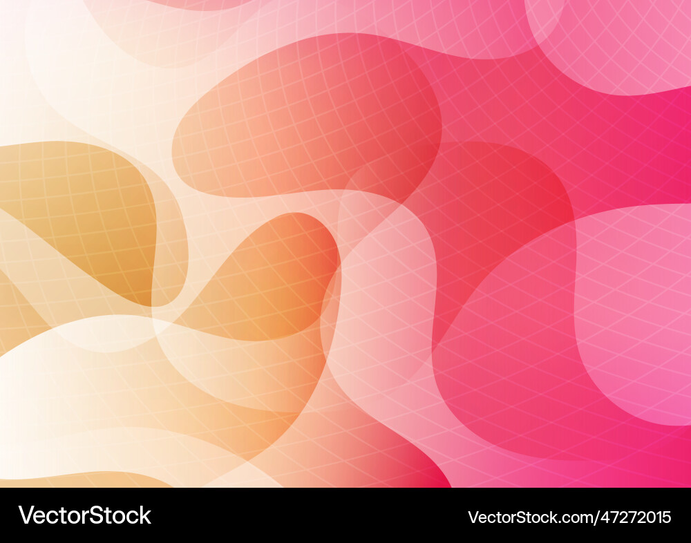 Abstract colorful wave squares pattern banner vector image
