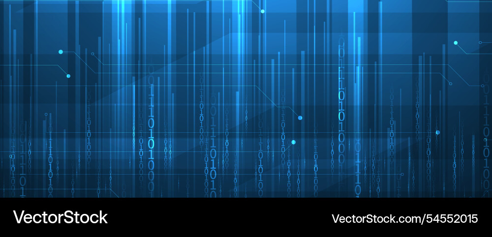 Abstract technology background with circuit Vector Image
