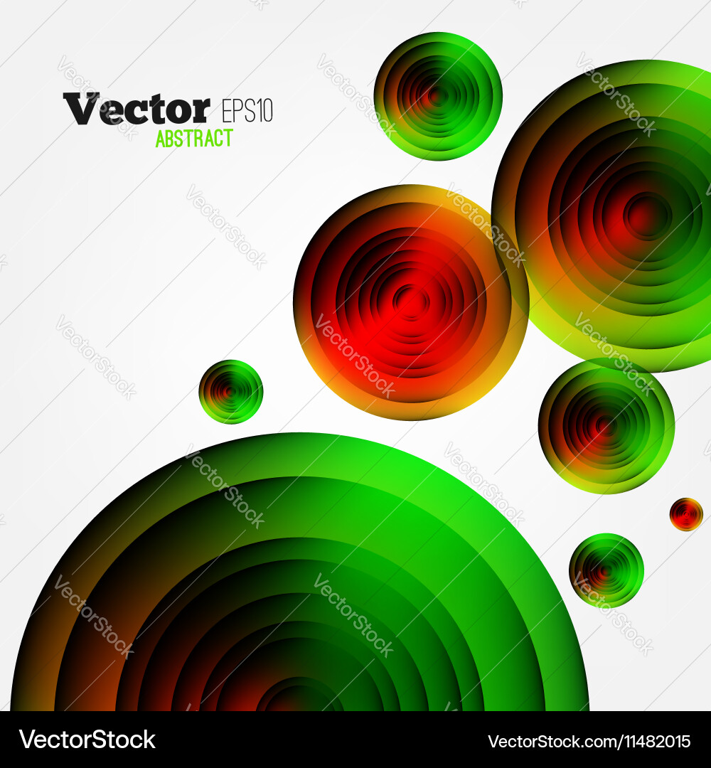Circular abstract geometric background Vector Image