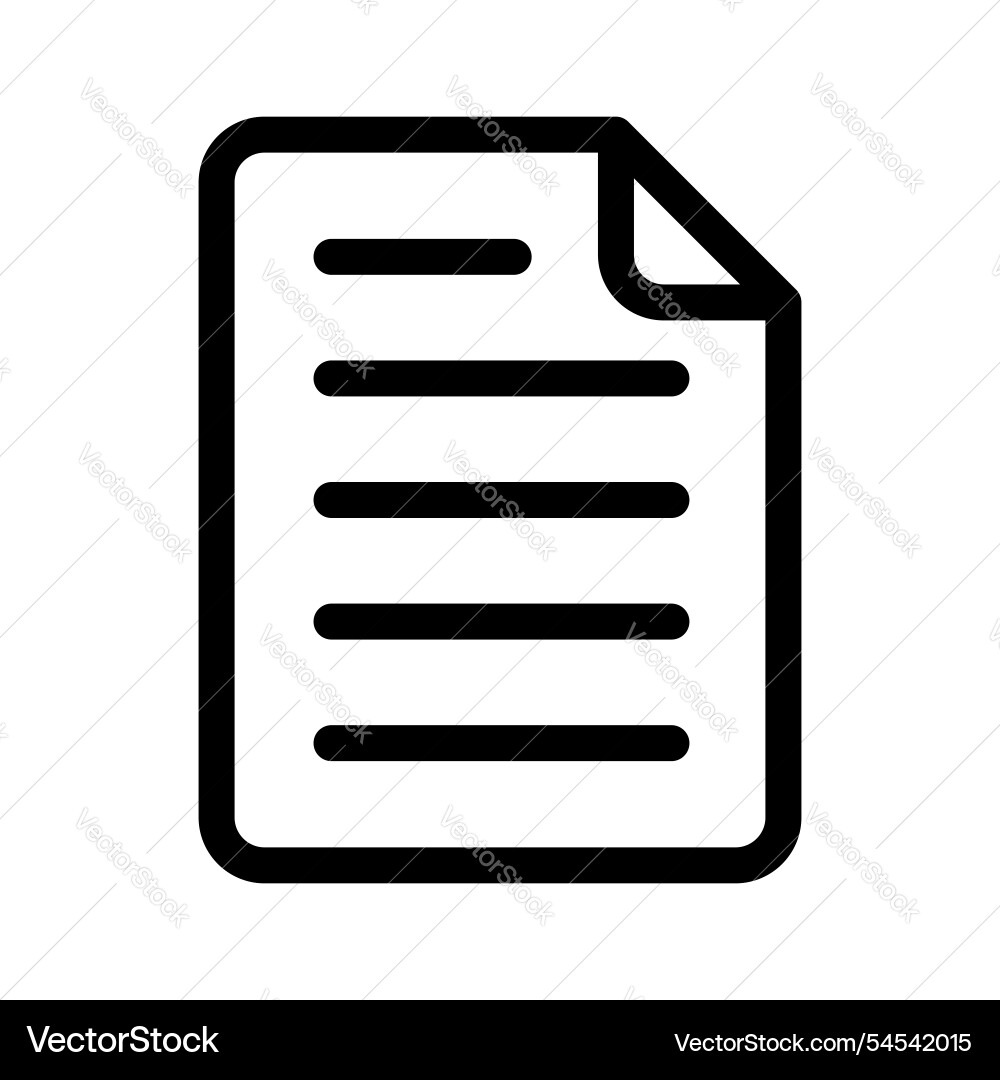 Document vector image