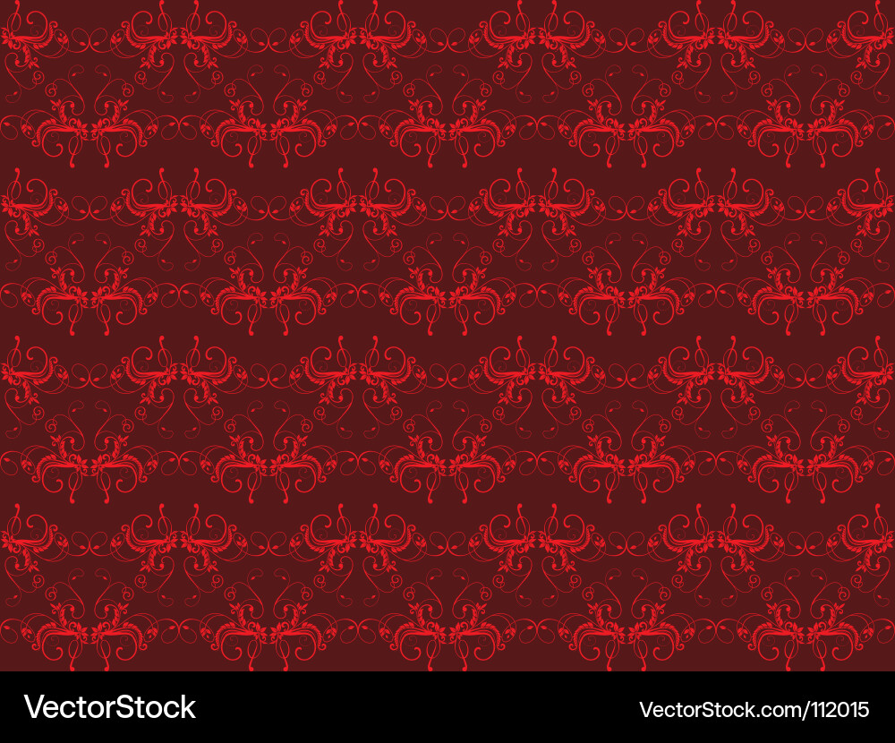 Elegant Floral Swirl Background Vector Image