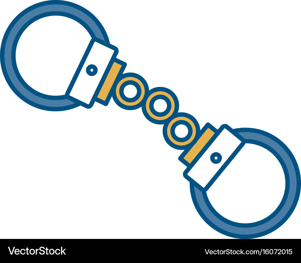 Handcuffs icon image Vector Image
