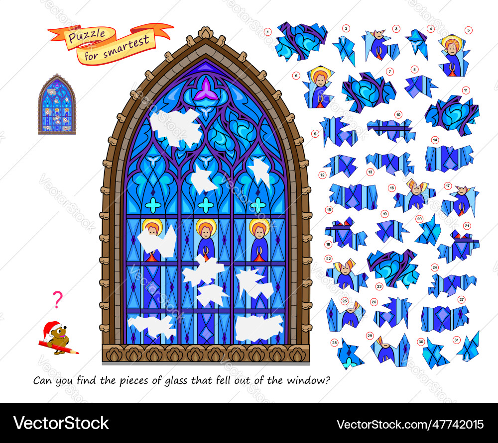Logic game for children and adults can you find Logic game for children and adults can you find vector image