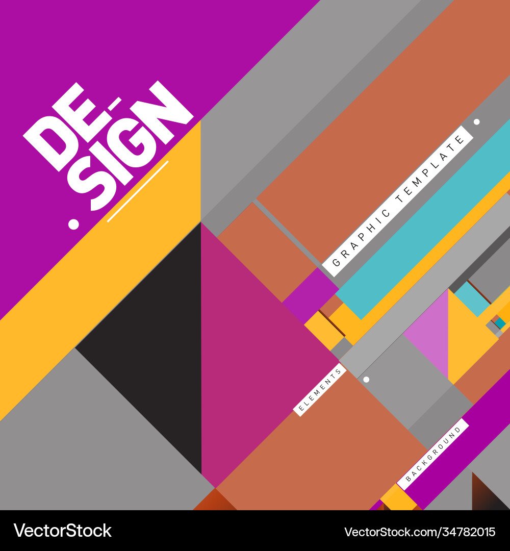 Modern colorful background material design Modern colorful background material design vector image