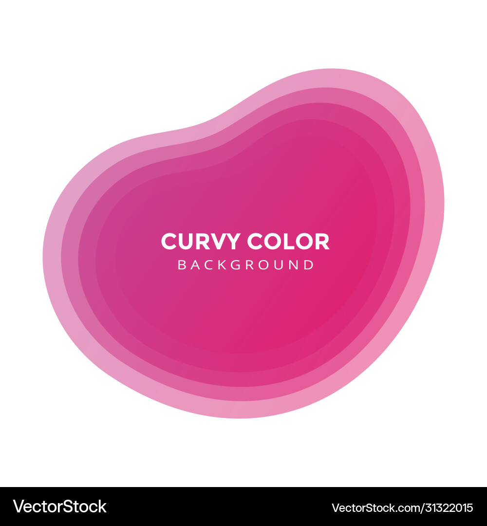 Modern liquid abstract blur blob element graphic Vector Image