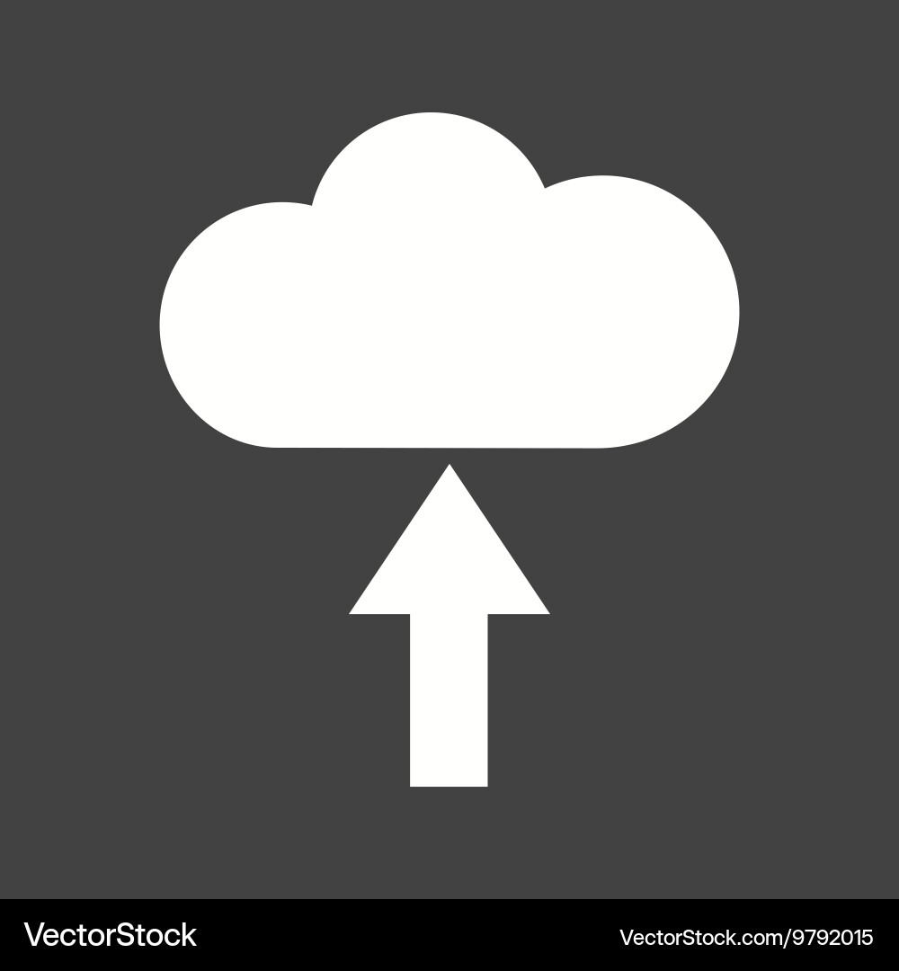 Upload to cloud Vector Image