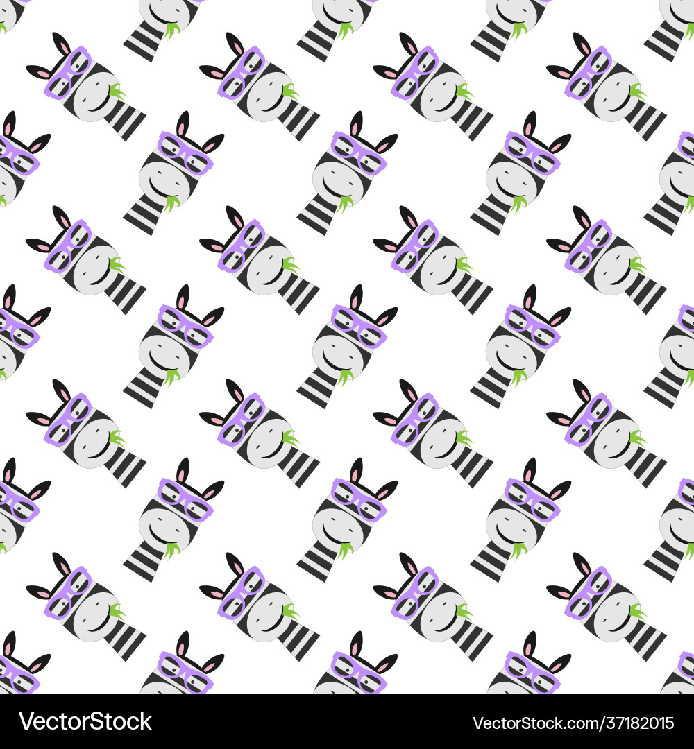 Zebra seamless pattern for simple backgrounds Zebra seamless pattern for simple backgrounds vector image