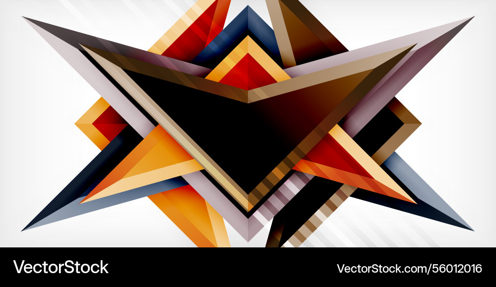 Arrows with 3d effect abstract background Arrows with 3d effect abstract background vector image