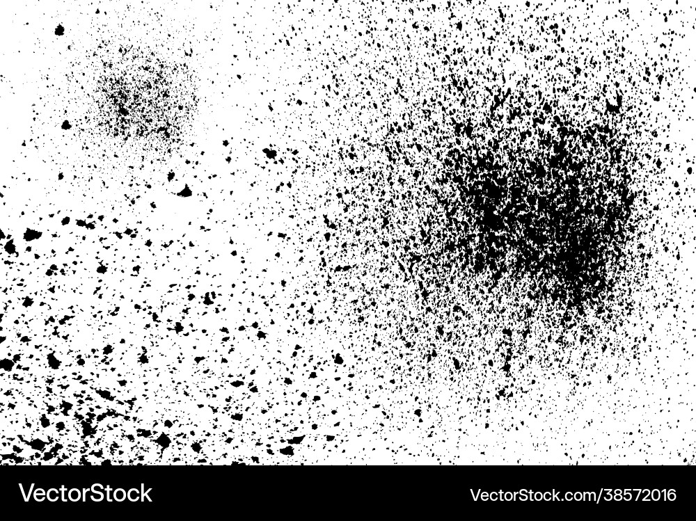 Black Splash Elements - Abstract Art vector image