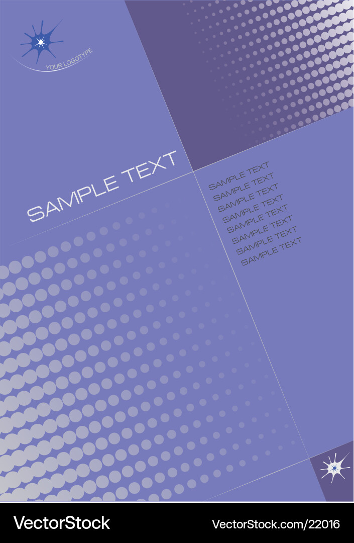 Blue Folder Background vector image