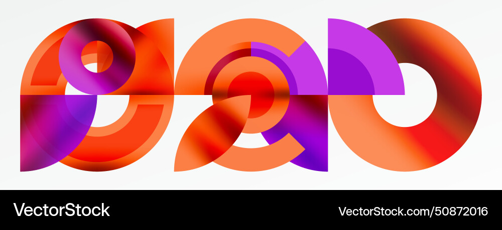 Circle geometric abstract background Circle geometric abstract background Vector Image