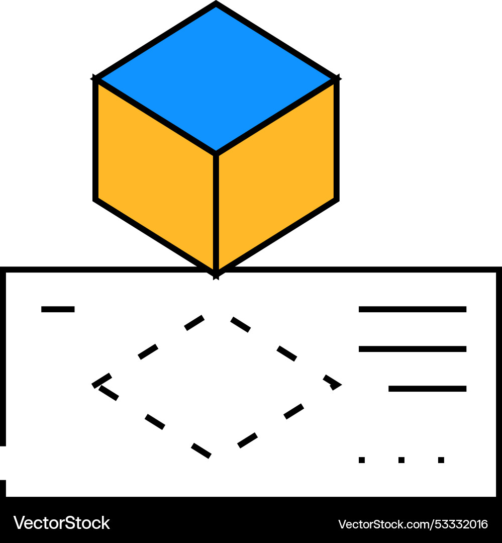 Creating templates icon color Vector Image