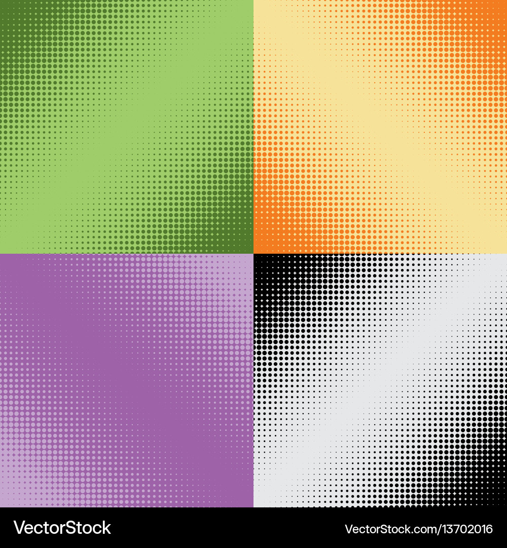 Halftone Pattern Texture vector image