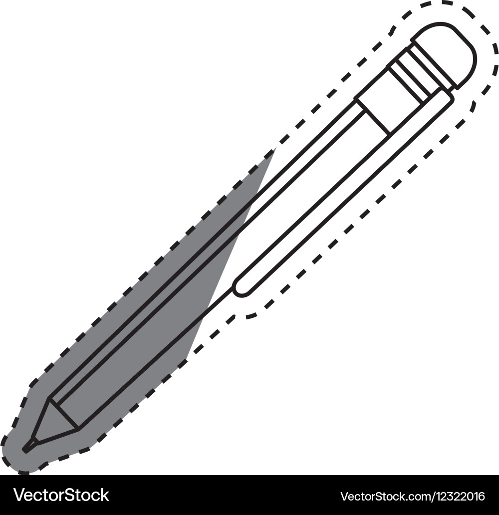 Isolated ballpoint pen Royalty Free Vector Image