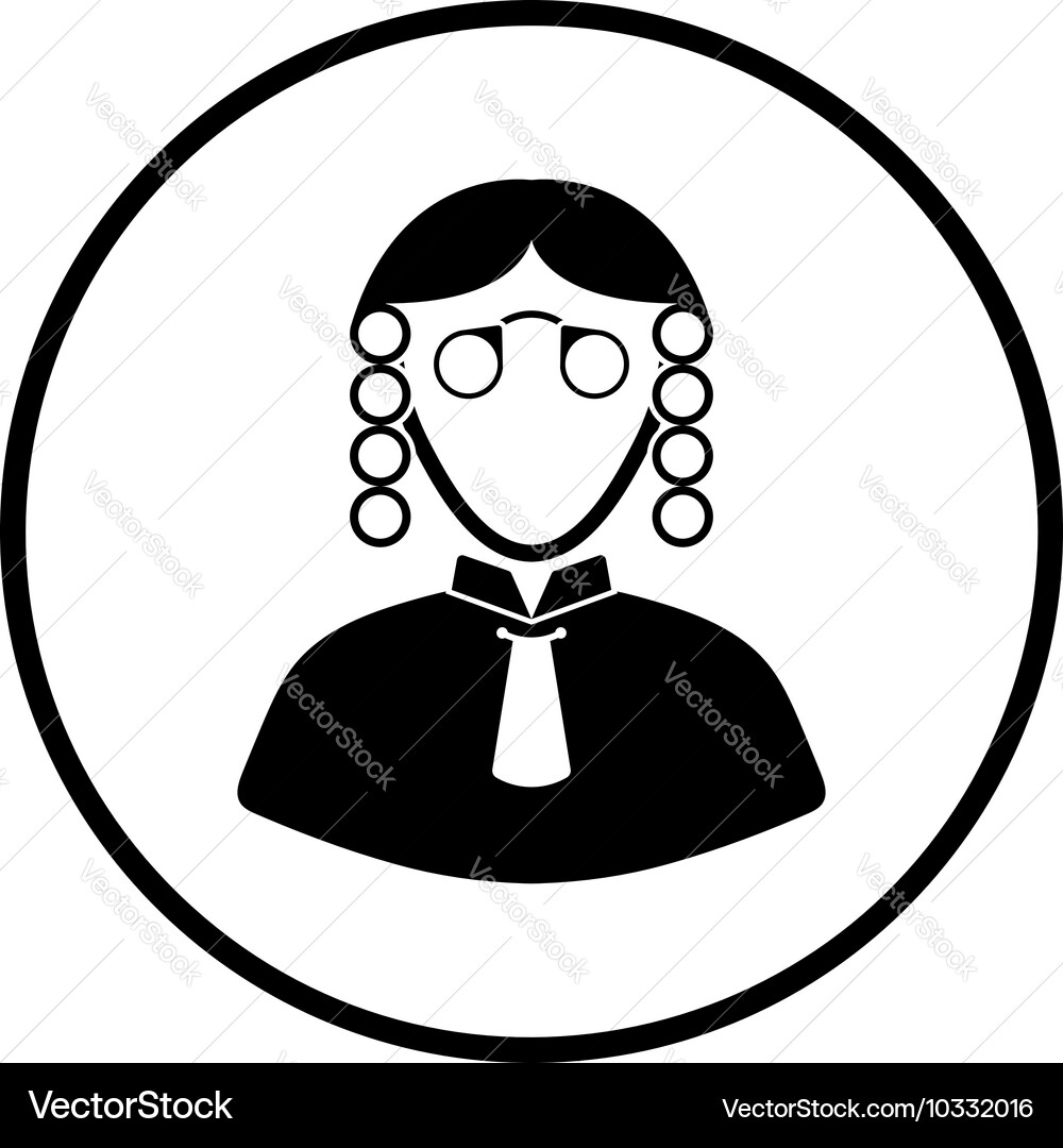 Judge icon Vector Image