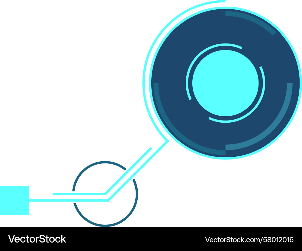 Modern Technological Abstraction Vector Image