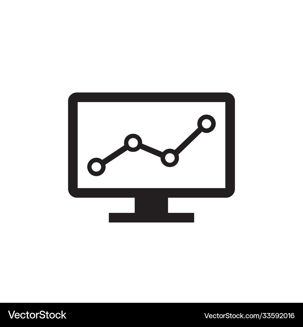 Presentation display with exchange infographic vector image