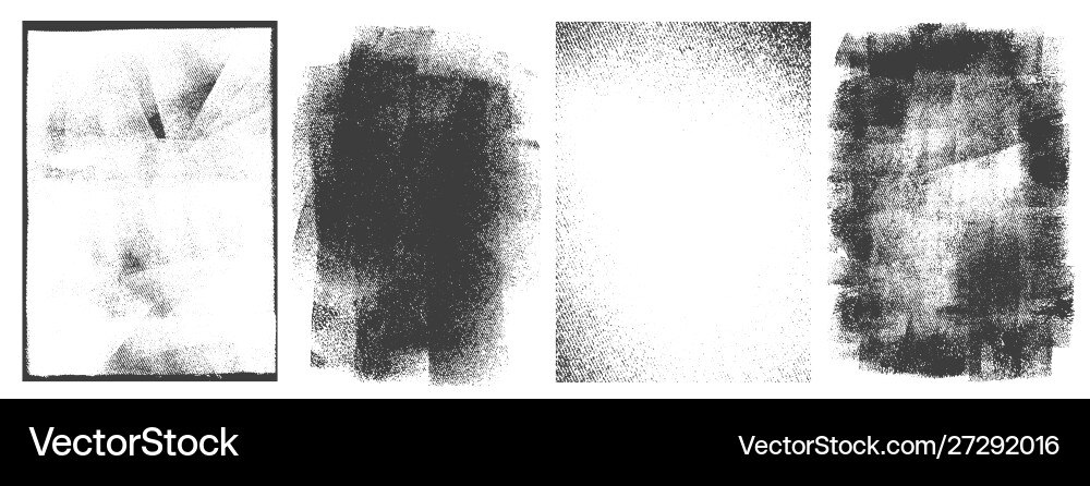 Rectangular retro frames set vector image