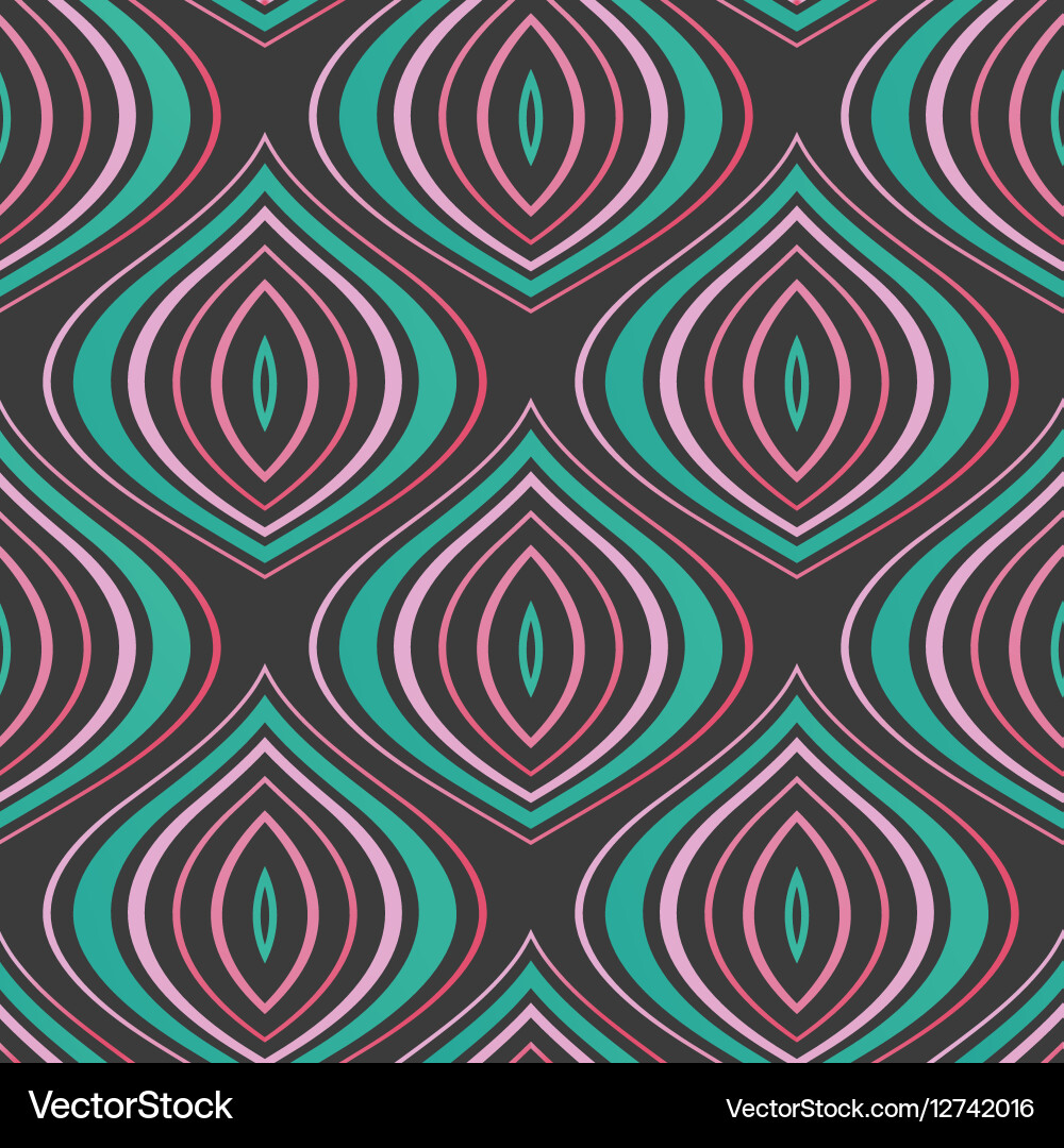 Retro Seamless Pattern vector image