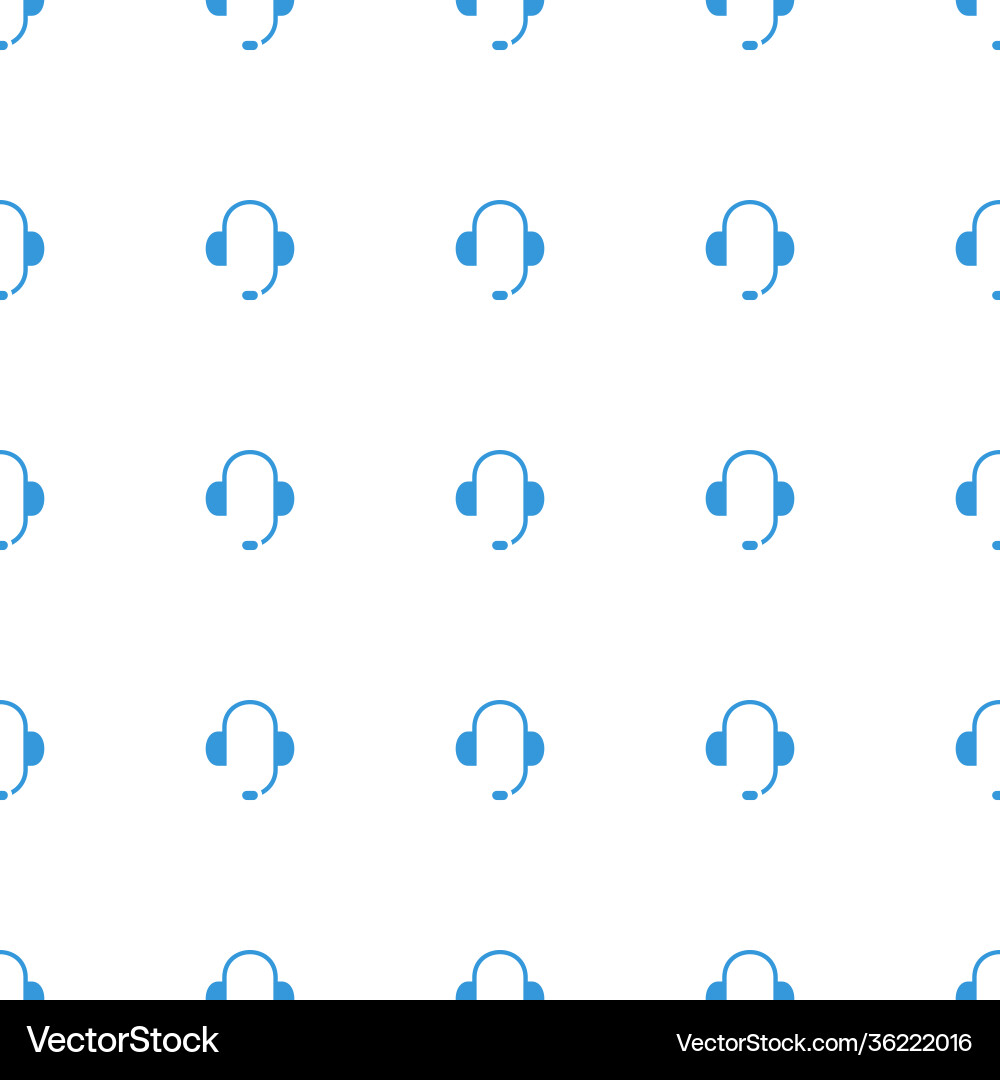 Support icon pattern seamless white background vector image