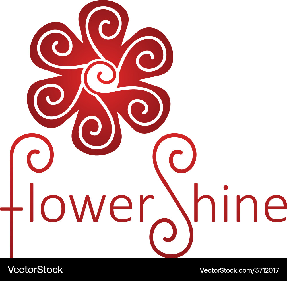 Abstract infinite loop logo template Vector Image