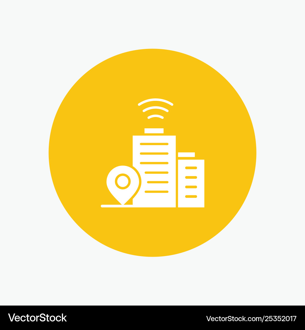 Building wifi location Building wifi location vector image