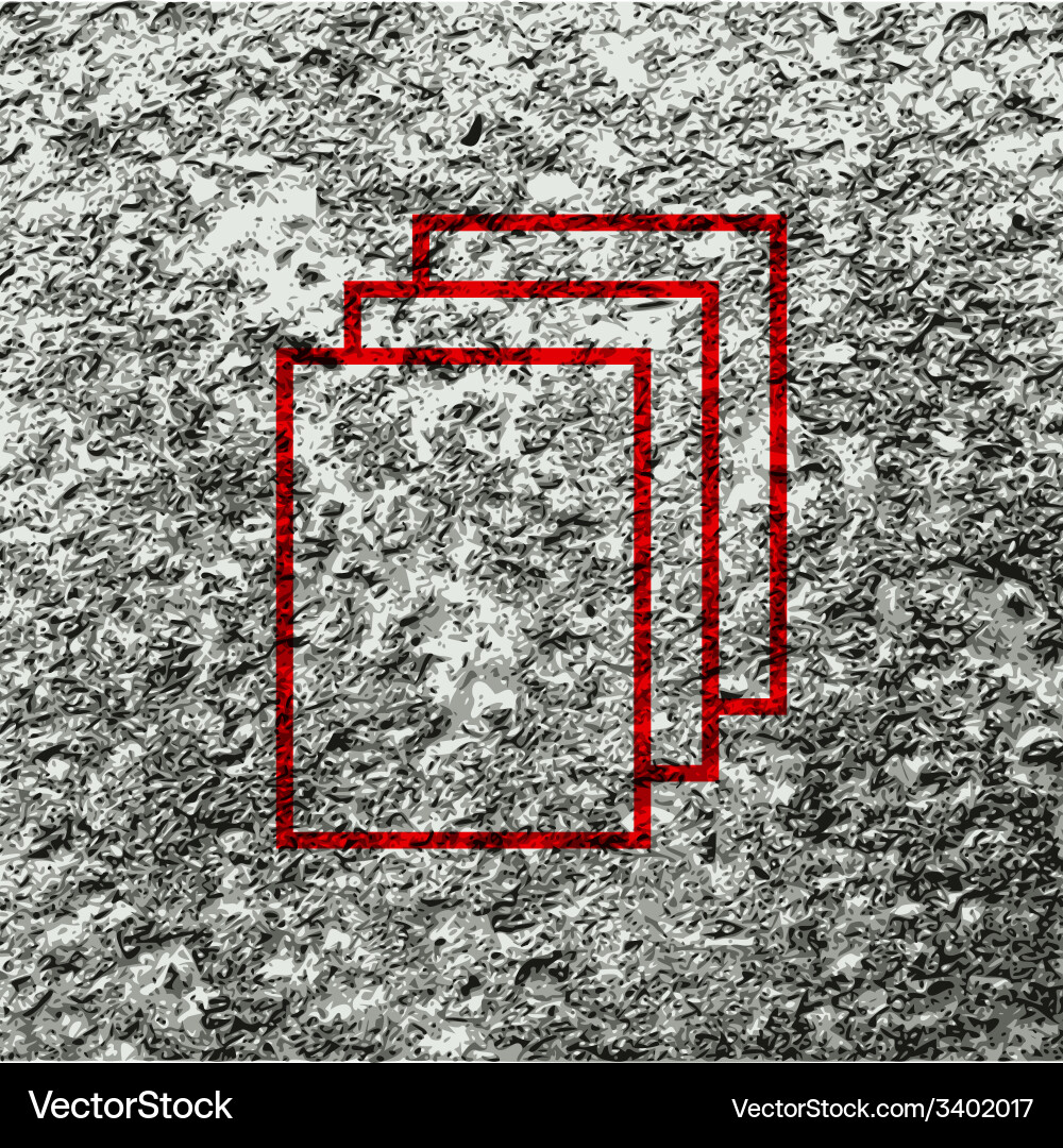 Copy file icon symbol flat modern web design Vector Image
