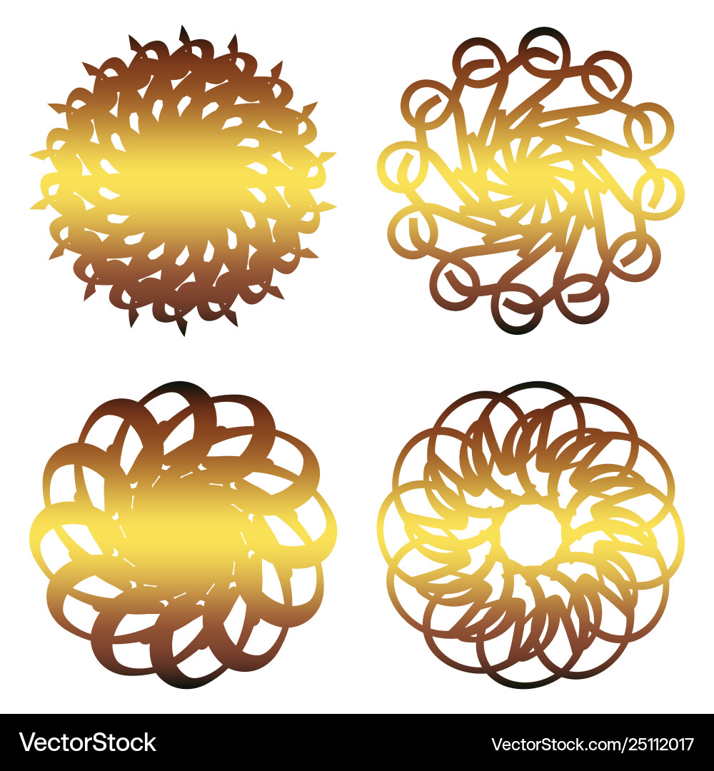 Decorative design elements patterns set Decorative design elements patterns set Vector Image