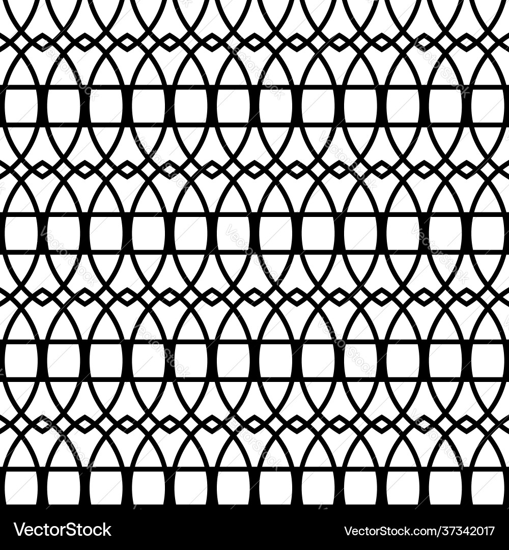 Design seamless monochrome zigzag pattern Vector Image