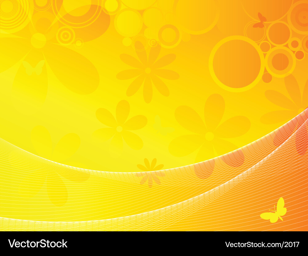 Golden Swirls Background Vector Image