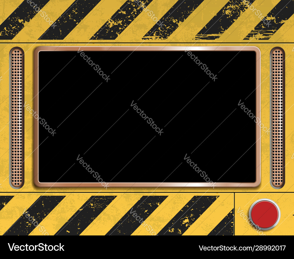 Retro Control Panel Device vector image
