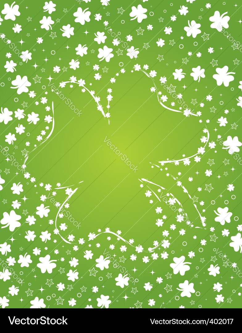 St. Patrick's Day Background Vector Image