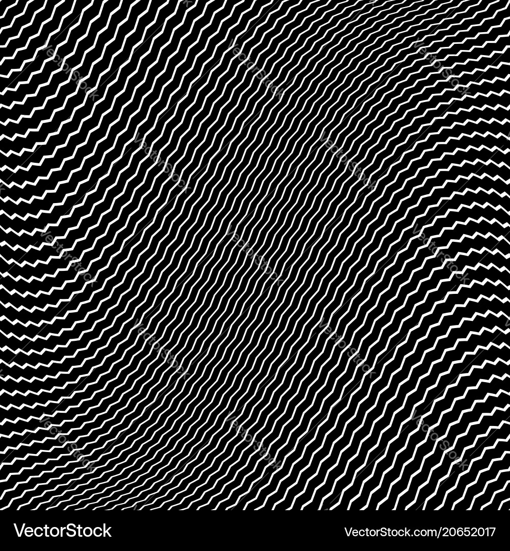 Zigzag lines texture vector image
