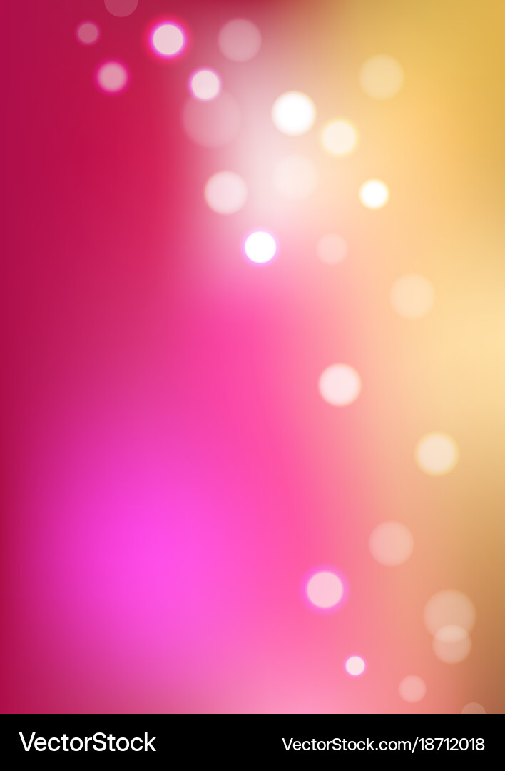 Abstract background with bokeh vector image